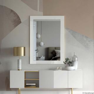 Zrcadlo Modern SQ R10 White Rozměr: 70 x 70 cm
