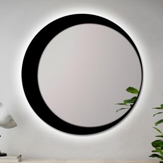 Zrcadlo Moony Black LED Rozměr: 65 x 65 cm