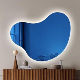 Zrcadlo Plama no.5 LED Blue Rozměr: 100 x 81 cm