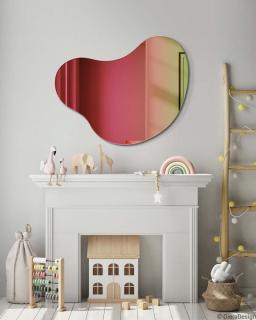 Zrcadlo Plama no.5 Rainbow Rozměr: 100 x 81 cm