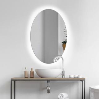 Zrcadlo Puro Oval LED Rozměr: 60 x 90 cm
