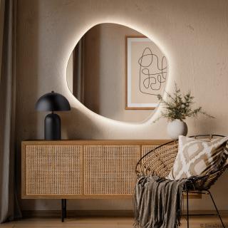 Zrcadlo Roco Wide LED Rozměr: Ø 70 cm