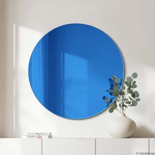 Zrcadlo Round Blue Rozměr: Ø 120 cm