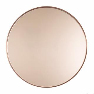 Zrcadlo Scandi Mono copper Rozměr: Ø 100 cm