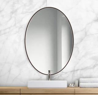 Zrcadlo Scandi Slim Owal Black Rozměr: 60 x 90 cm