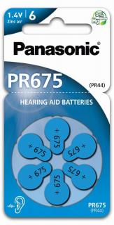 Baterie do naslouchadel Panasonic PR-675HEP/6DC