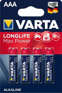 Baterie Varta LR03/4BP MAX POWER (MAX TECH)