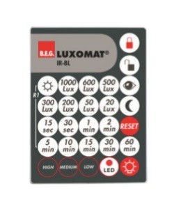 Dálkový ovladač IR-BL LUXOMAT 93055
