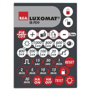 Dálkový ovladač IR-PD9 LUXOMAT 92201