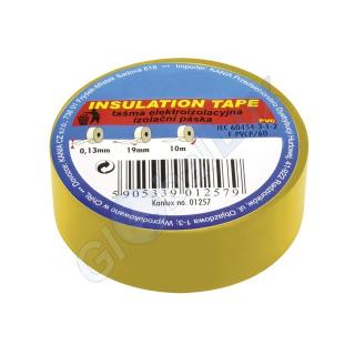 Izolační páska IT-1/20-Y žlutá 0,13x19x20 KANLUX