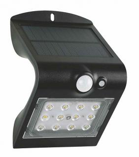 LED svítidlo FOX SOLAR PIR NW B Greenlux GXSO005