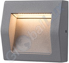 LED svítidlo WALL 40 3W GRAY NW Greenlux GXPS061