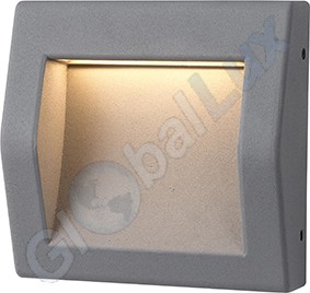 LED svítidlo WALL 50 6W GRAY NW Greenlux GXPS064