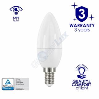 LED žárovka IQ-LED C37 E14 5,5W-CW Kanlux 27296