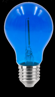 LED žárovka modrá E27 0,6W Century FSTARBLU-062722