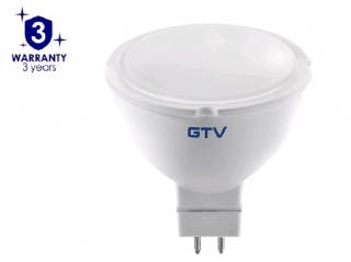 LED žárovka MR16-CW 6W 12V GTV LD-SM6016-64