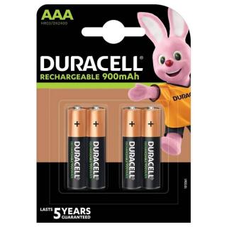 Nabíjecí baterie Duracell AAA-4 NiMh Accu (900mAh) STAY CHARGED
