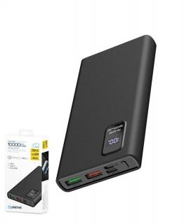 Platinet Power Bank PMPB10WQC726B 10000mAh PD3.0 QC3.0 display černá