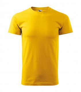 Dětské tričko Basic s vlastním motivem, potiskem Barva: Žlutá 04, Velikost trika: 122 cm/6 let