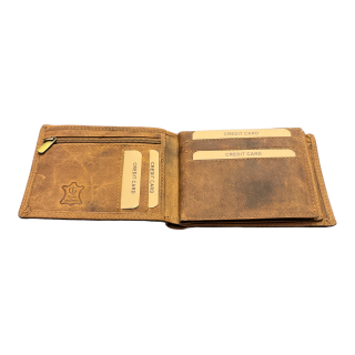 Kožená peněženka z pravé Buffalo kůže 5700 B-HT s vlastní fotografií