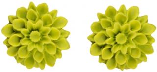 Naušnice pecky 52 - FLOWERSKI GREEN APPLE