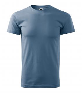 Pánské tričko Basic s vlastním motivem, potiskem Barva: Denim 60, Velikost trika: 5XL
