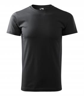 Pánské tričko Basic s vlastním motivem, potiskem Barva: Ebony Gray 94, Velikost trika: 4XL