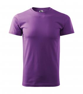 Pánské tričko Basic s vlastním motivem, potiskem Barva: Fialová 64, Velikost trika: 2XL