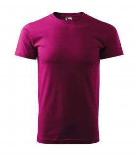 Pánské tričko Basic s vlastním motivem, potiskem Barva: Fuchsia red 49, Velikost trika: 2XL