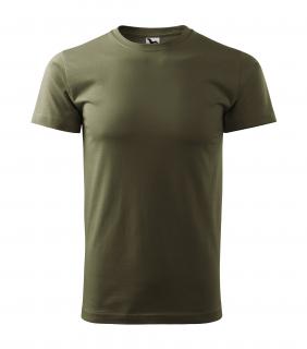 Pánské tričko Basic s vlastním motivem, potiskem Barva: Military 69, Velikost trika: L