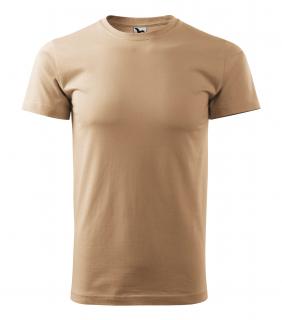 Pánské tričko Basic s vlastním motivem, potiskem Barva: Písková 08, Velikost trika: 4XL