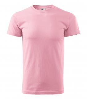 Pánské tričko Basic s vlastním motivem, potiskem Barva: Růžová 30, Velikost trika: 2XL
