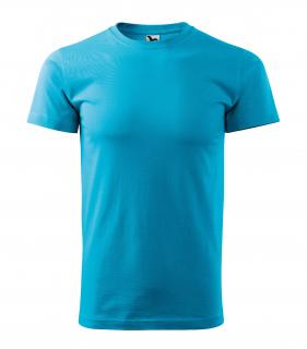 Pánské tričko Basic s vlastním motivem, potiskem Barva: Tyrkysová 44, Velikost trika: L