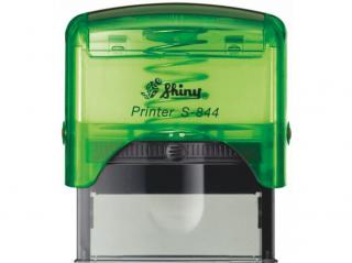 S-844 New Printer Line (58x22mm) černý polštářek Barva: Zelená transparentní