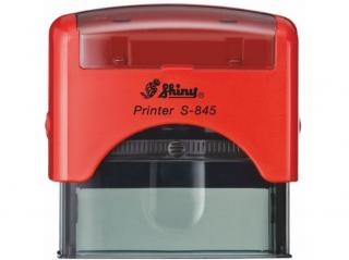 S-845 New Printer Line (70x25mm) černý polštářek Barva: Červená