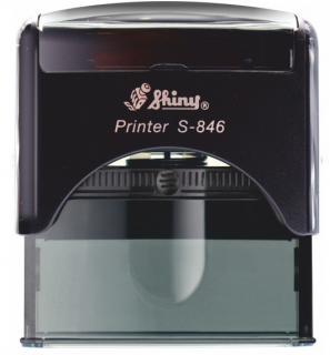 S-846 New Printer Line (65x27mm) černý polštářek Barva: Černá