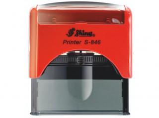 S-846 New Printer Line (65x27mm) černý polštářek Barva: Červená