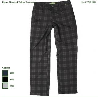 BackTee pánské golfové kalhoty /TEFLON/- černá 56