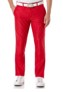 Callaway Corded Tech Pant pánské golfové kalhoty červené 32/34