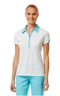 Callaway dámské golfové tričko bílé se vzorem S