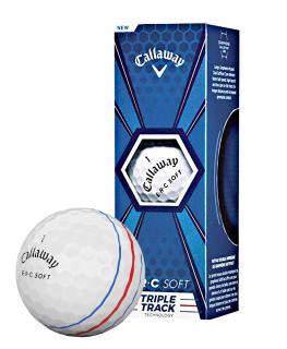 Callaway ERC SOFT golfové míčky bílé s pruhy 3ks