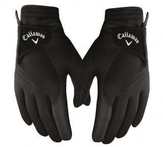 Callaway pánské golfové rukavice Thermal Grip- PÁR černé PÁR-M