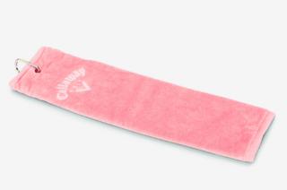 Callaway Trifold Towel růžový golfový ručník