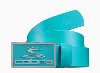 Cobra Enamel Fitted pánský kožený golfový pásek modrý S