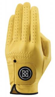 Dolce Gabana luxusní dámská kožená golfová rukavice žlutá LEVÁ L