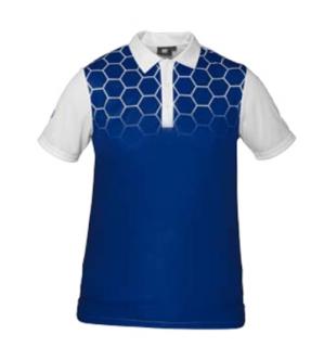 Pánské golfové tričko modré s dimply Tony Trevis L