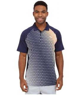 Puma Dimension pánské golfové tričko modré s kosočtverci M