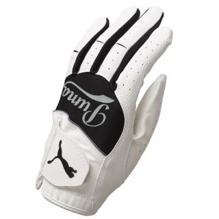 Puma Script juniorská golfová rukavice bílá Levá-S