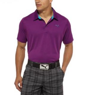 Puma Sport Lifestyle pánské golfové tričko fialové M