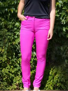Tony Trevis dámské golfové kalhoty SlimFit tmavě růžové 40/32